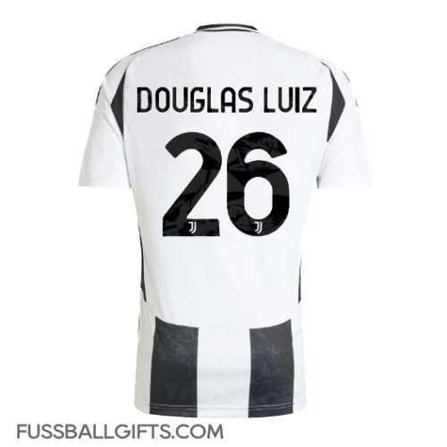 Juventus Douglas Luiz #26 Fußballbekleidung Heimtrikot 2024-25 Kurzarm